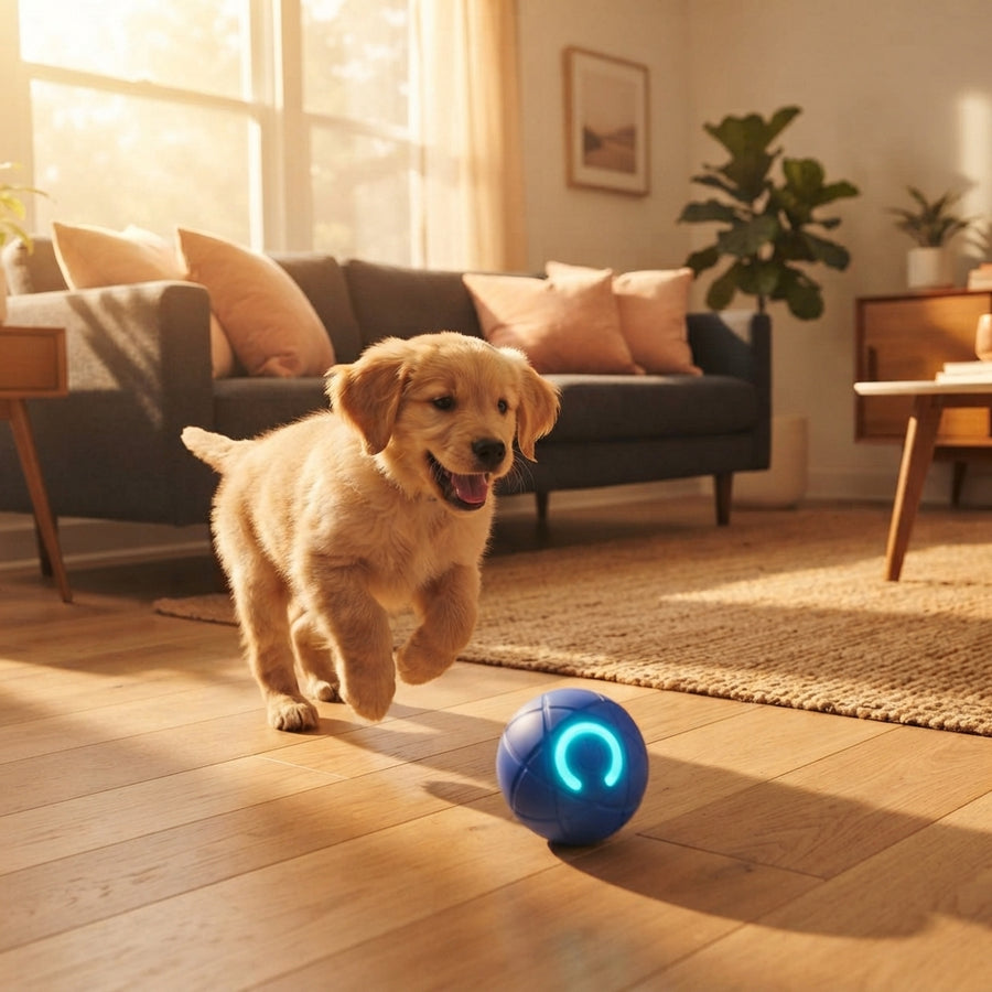 TecoKart Interactive Automatic Dog Ball - pastel-product-social-ugc